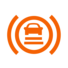 Çarpışma Riski Uyarısı/Active Safety Brake Uyarısı simgesi