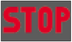 Merkezi uyarı lambası Uyarısı (STOP) simgesi