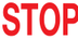 STOP Uyarısı simgesi