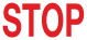 STOP Uyarısı simgesi