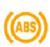 Tekerlek kilitlenmesini önleme sistemi uyarı lambası Uyarısı (ABS) simgesi