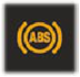 Tekerlek kilitlenmesini önleme sistemi uyarı lambası Uyarısı (ABS) simgesi