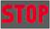 Merkezi uyarı lambası Uyarısı (STOP) simgesi