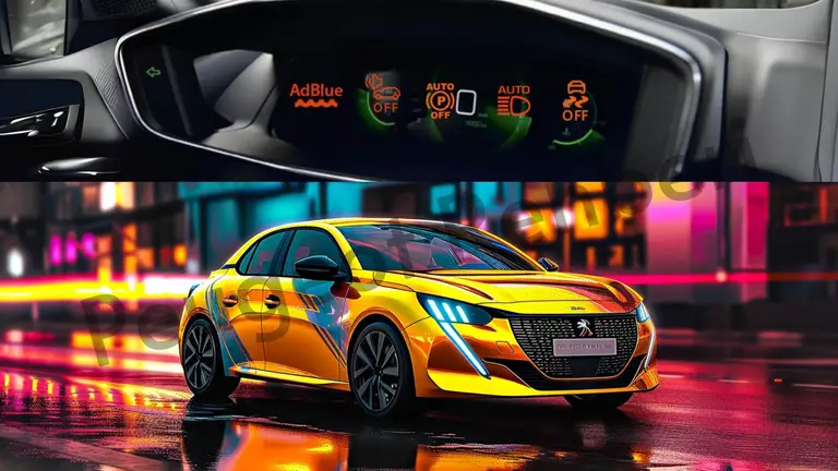 Peugeot 208 Gösterge Arızaları: Turuncu Uyarılar
