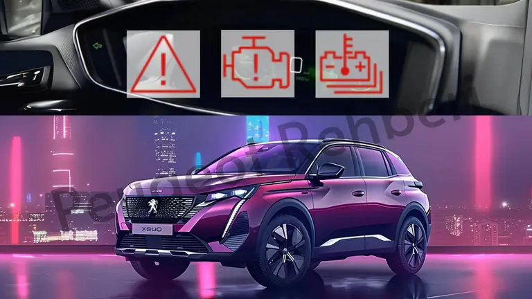 Peugeot 2008 Gösterge Arızaları: Kırmızı Uyarılar