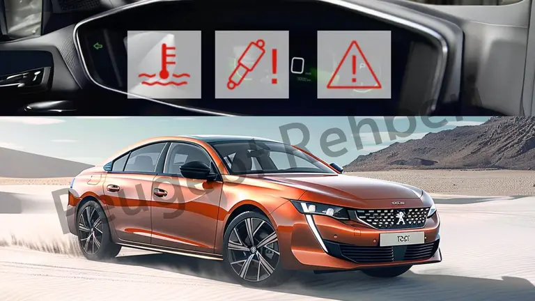 Peugeot 508 Gösterge Arızaları: Kırmızı Uyarılar