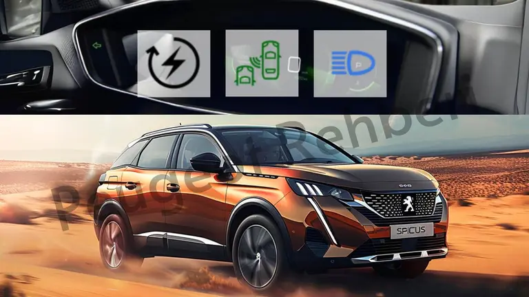 Peugeot 3008 Gösterge Lambaları: Yeşil ve Mavi Uyarılar